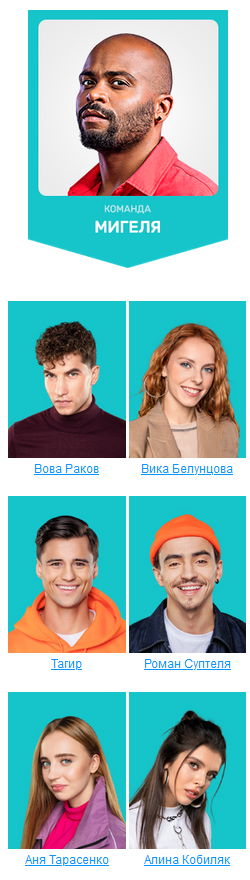 Участники 6 сезона шоу "Танцы" на ТНТ - Мигель